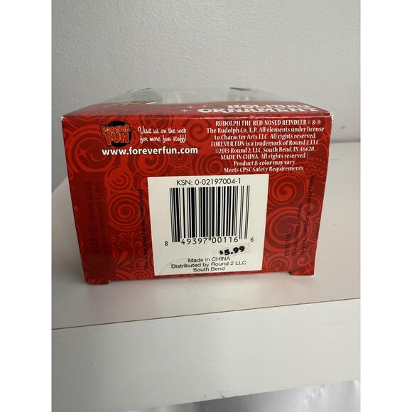 Rudolph the Red-Nosed Reindeer Ornaments Set of 3 Forever Fun 2013 Misfit - Picture 5 of 7